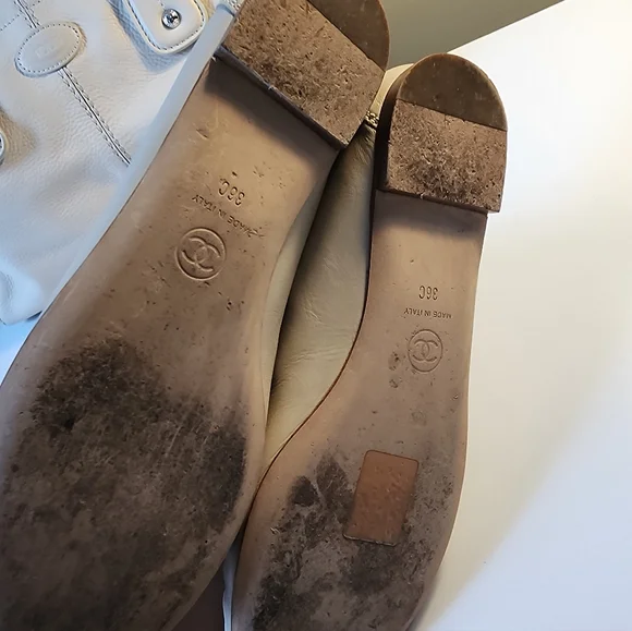 Authentic Chanel Elegant Cream Loafers Size 36 - Picture 7 of 9